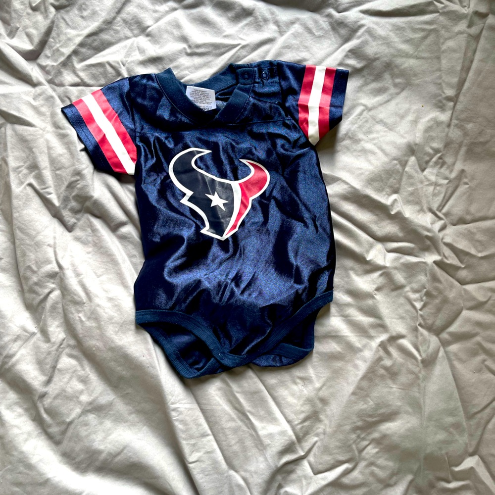Official NFL Texans Jersey - Size 6-12 Month